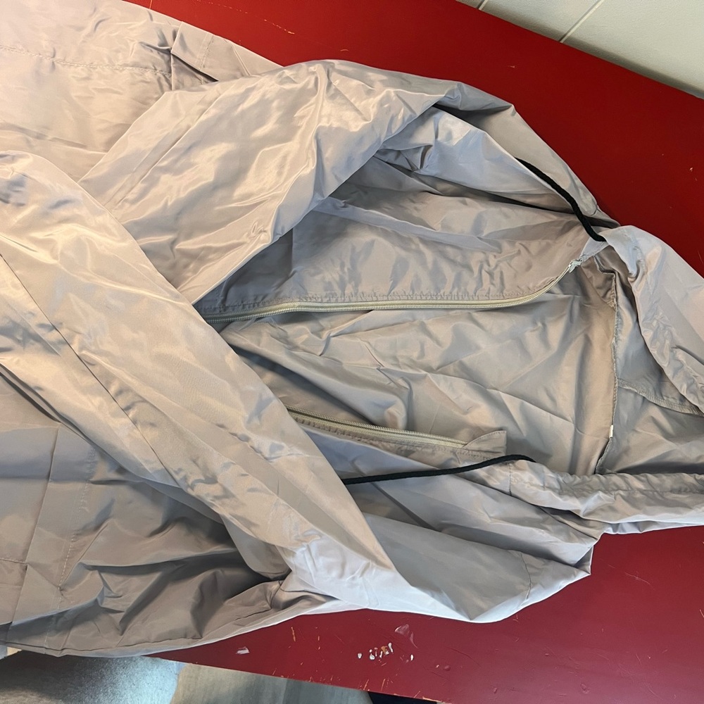 GREY AMAZON RAIN JACKET
